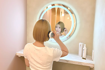 メイクルーム完備